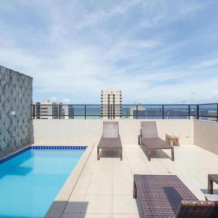 Flat Quarto E Sala C/ Vista Mar Espetacular Apartment Maceio  Luaran gambar