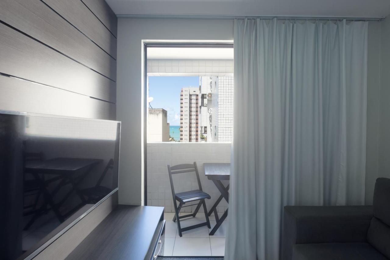 Flat Quarto E Sala C/ Vista Mar Espetacular Apartment Maceio  Luaran gambar