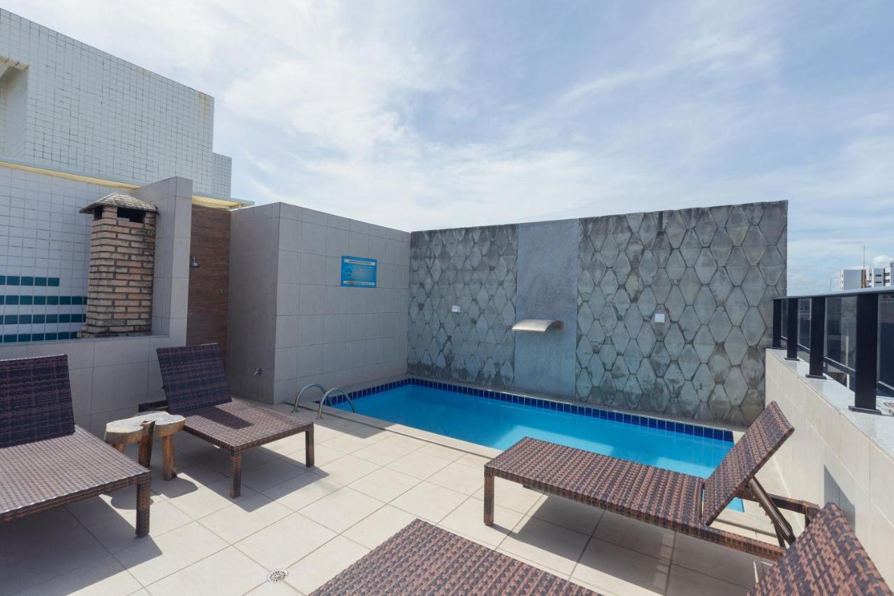 Flat Quarto E Sala C/ Vista Mar Espetacular Apartment Maceio  Luaran gambar