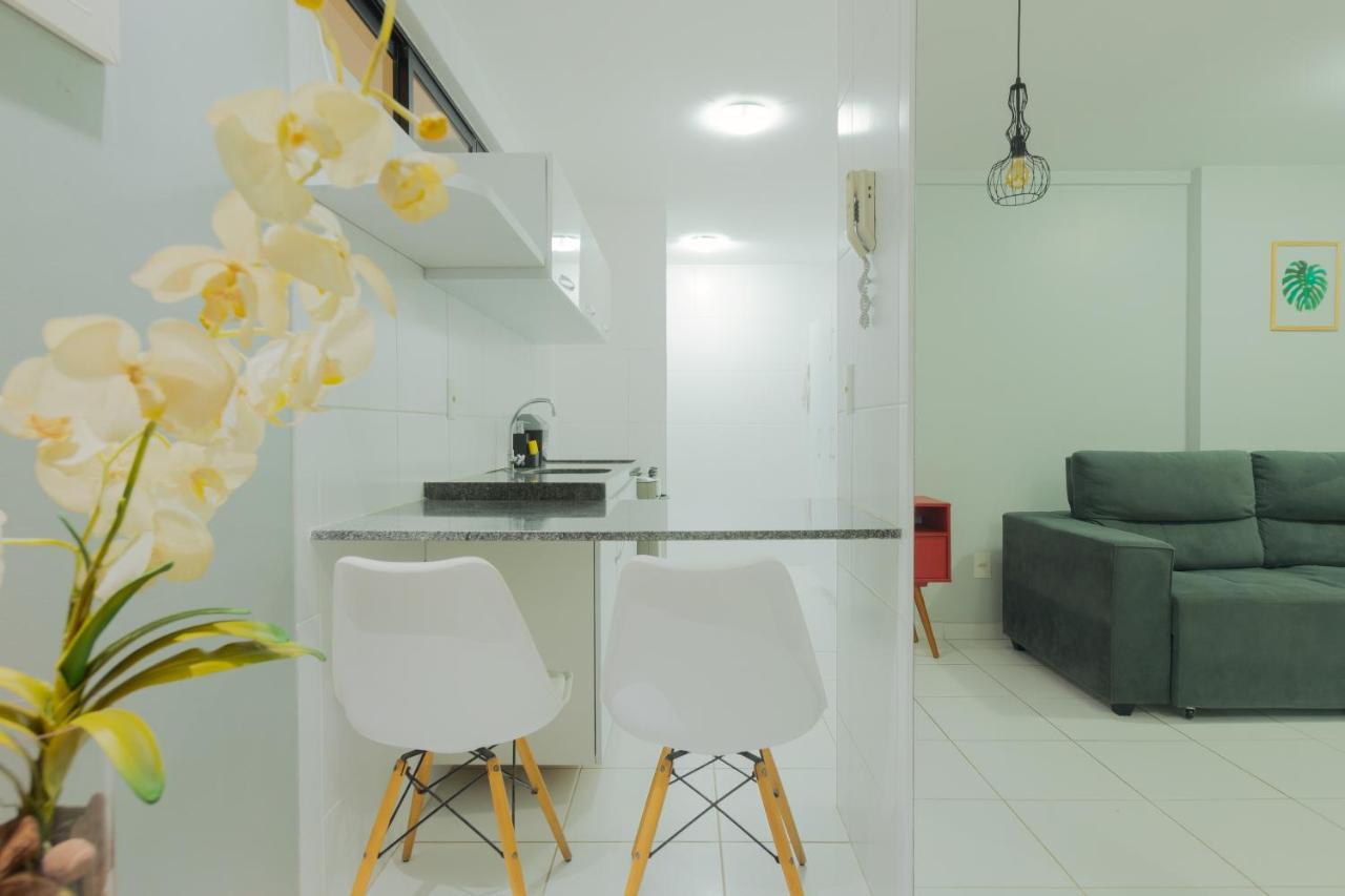 Flat Quarto E Sala C/ Vista Mar Espetacular Apartment Maceio  Luaran gambar